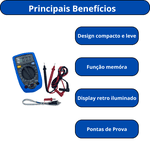 Multímetro Digital Portátil Mod. ET1400 – MINIPA