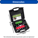 POTENTE KIT MINI RETIFICA PNEUMATICA C/16 PCS 25.000 RPM