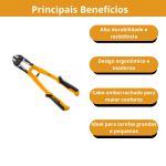 Alicate Tesoura Corta Vergalhão Cr-V 30 Pol 76cm Ingco