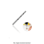 BROCA AÇO RAPIDO HELICOIDAL INGCO HSS M2 5MM X 86MM ALTO DESEMPENHO