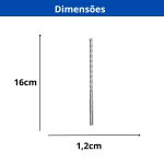 BROCA INGCO SDS PLUS PONTA REFORÇADA 6MMX 160MM