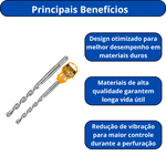 BROCA SDS PLUS INGCO PARA ALVENARIA 8MM X 160MM