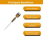 Chave de Fenda Haste Redonda CR-V316 4 Pol Ingco