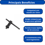 CHAVE PARA MANDRIL INGCO 13MM (1/2”) COMPRIMENTO 80MM