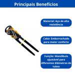 INGCO ALICATE BOMBA D ÁGUA 12POL (300MM) CABO EMBORRACHADO (HPP03300)