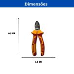 INGCO ALICATE DE CORTE DIAGONAL ISOLADO 1.000V VDE CR-V 6POL (160MM)