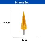 INGCO BROCA ESCALONADA HSS 4341 6MM A 38MM