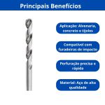 INGCO BROCA PARA ALVENARIA 4MM X 75MM