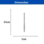 INGCO BROCA SDS PLUS 10MM X 210MM PARA ALVENARIA