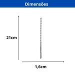 INGCO BROCA SDS PLUS 8MM X 210MM PARA ALVENARIA