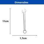 INGCO CHAVE COMBINADA 07MM EM ACO CR-V