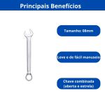 INGCO CHAVE COMBINADA 08MM EM ACO CR-V