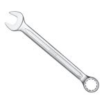 INGCO CHAVE COMBINADA 11MM EM ACO CR-V