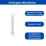 INGCO CHAVE COMBINADA 19MM EM ACO CR-V