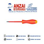 INGCO CHAVE DE FENDA ISOLADA 1.000V VDECR-V 3/16POL X 5POL