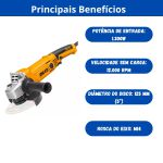 INGCO ESMERILHADEIRA ANGULAR 5 1300W220V