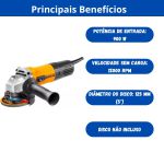 INGCO ESMERILHADEIRA ANGULAR DE 5 900W110V