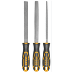 INGCO JOGO DE LIMAS GROSAS 8POLEGADA (200MM) COM 3 PEÇAS
