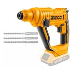 INGCO MARTELETE ROTATIVO 1,5J SDS PLUS A BATERIA 20V LINHA P2 (CRHLI1601)