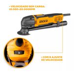 INGCO MULTIFERRAMENTA OSCILANTE 300W 110V (UMF3008-9)