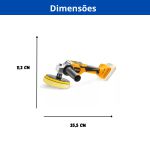 INGCO POLITRIZ ANGULAR A BATERIA 20V LINHA P20S (NÃO ACOMPANHA BATERIA)