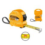 INGCO TRENA DE 5 METROS COM BOTAO DUPLO 5M X 19MM