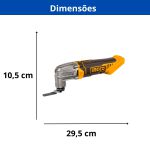MULTIFERRAMENTA OSCILANTE A BATERIA 20V COM BATERIA 2.0AH