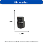 SOQUETE SEXTAVADO INGCO 1/2POL 22MM