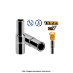 SOQUETE SEXTAVADO LONGO INGCO 1/2 POL 19MM