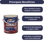 Coralit Ultra Resistência (Branco/Alto Brilho) 3,6L