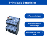 Rele Sobrecarga Térmico Weg RW27-2D3-U017 11-17A