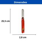 SUTA NIVEL ALUMINIO 1 BOLHA 35CM K15-S - STARRETT