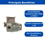 Bobina para Contator Weg CWM9 a CWM25 110VCA BCA4 25V19