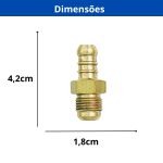 JACKWAL TERMINAL P/GAS M. 3/8UNF EXT MANG 3/8X11,8MM 003113