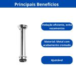 Perflex Ligação Ajust.Met 11/2X25cm CR 1700