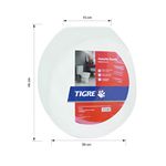 ASSENTO SANITARIO SUAVIT TIGRE - BRANCO