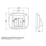 Acabamento Para Válvula De Descarga Class Salvagua Cromado 00451106 - Docol