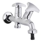 Torneira Para Tanque/Máquina de Lavar De Parede Cromada Aquarius 1155-A - Fabrimar