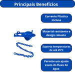 OBTURADOR UNIVERSAL BLUKIT MECANISMO DE SAÍDA PCAIXA ACOPLADA C/ CORRENTE