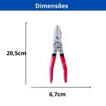 ALICATE JUNTA DUPLA CRV NIQUEL 8 20CM LOTUS REF-5140