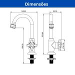LORENZETTI TORNEIRA 1195 F34 BR LAVAT MESA BA