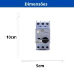 DISJUNTOR MOTOR WEG MPW DE 20A A 25A TRIPOLAR MPW40