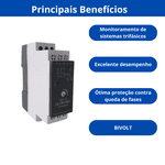 Relé De Falta De Fase Sem Neutro Bivolt 220/380v Altronic