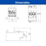 RELE RW 67 (40 A 57A) WEG (RW67-2D3-U057)