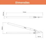 Tesourão Para Poda de Galhos Tramontina Cabo Madeira 60cm 
