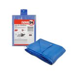 Lona polietileno 6x4m azul 100 micras leve 
