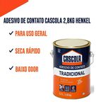CASCOLA COLA ADESIVO DE CONTATO TRADICIONAL 2,8KG