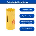 SERRA COPO 25MM STARRETT 01``