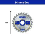 Serra Circular Irwin Lâmina 110mx24dx20mm Widea 4-3/8