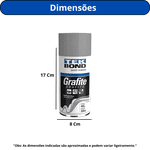 TEKBOND GRAFITE EM SPRAY 200ML/100G